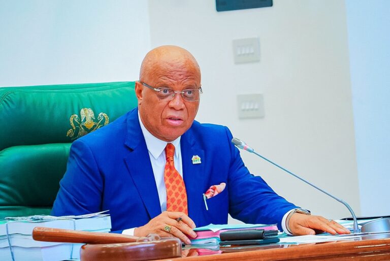 Akwa Ibom Gov Appoints Daughter As Acting First Lady After Wife’s Death Akwa Ibom State Governor Umo Eno