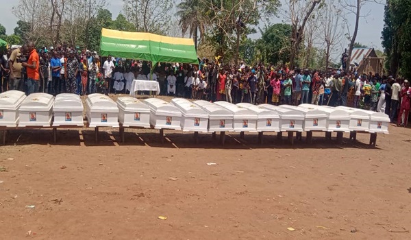 Benue Conducts Mass Burial For Victims Of Bandits Attack BENUE MASS BURIAL