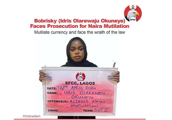 JUST IN: Court Convicts Bobrisky, Reserves Judgement Till April 9 Bobrisky Photo