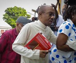 Court Adjourns Emefiele’s Trial Till May 9 As EFCC Files Additional Evidence EMEFIELE COURT