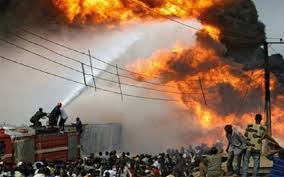 Breaking: VIDEO: Fire Outbreak Reported Near WAEC Office In Kano FIRE OUTBREAK