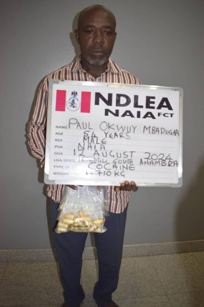 Man Excretes 88 Wraps Of Cocaine As NDLEA Intercepts Drugs In Noodles At MMIA IMG 20240818 WA0011