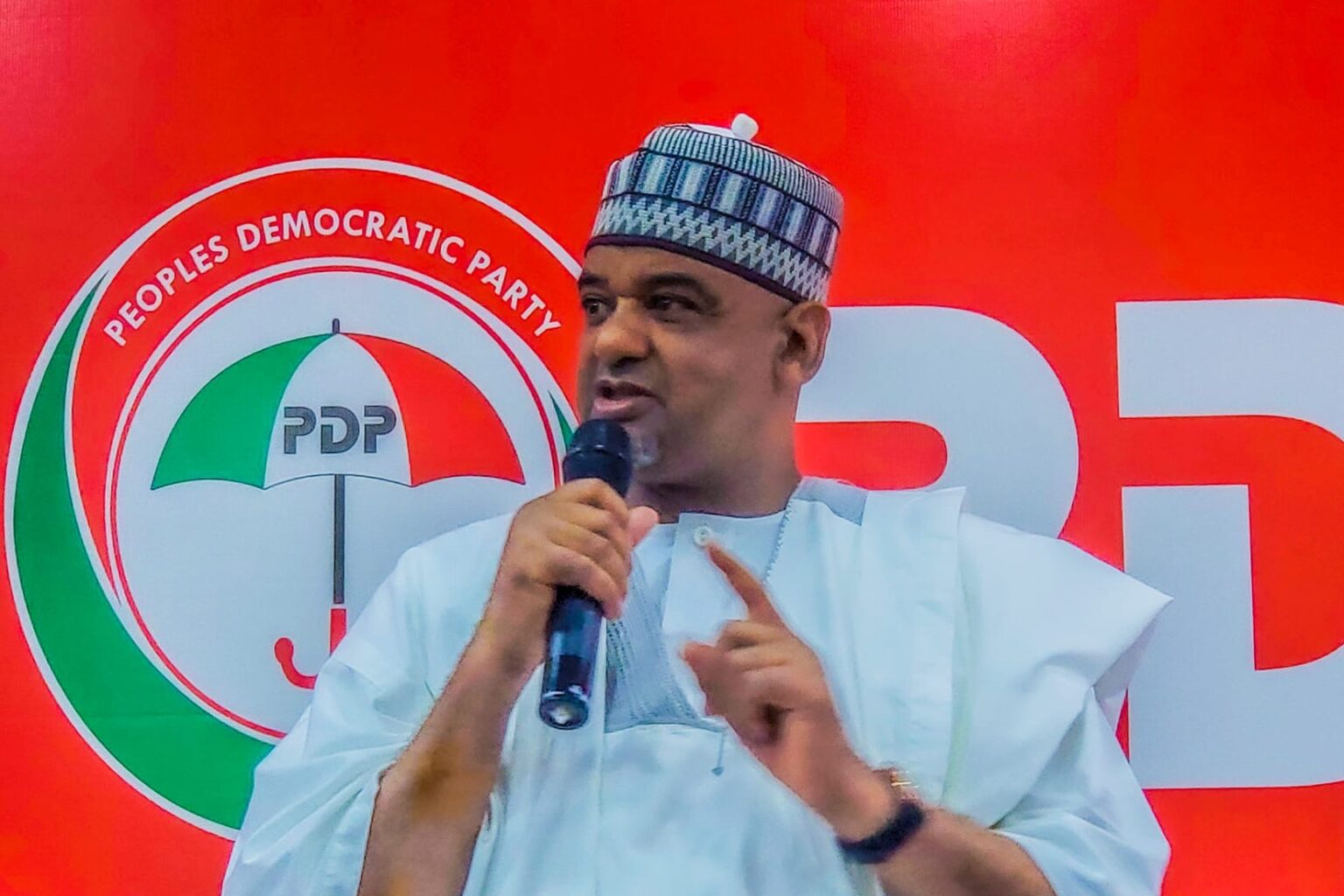 Just In: PDP Rejects Edo Governorship Election Results, Alleges Manipulation PDP Illiya Damagum