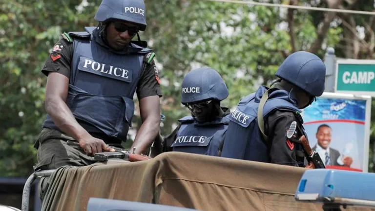 Tension In Kano As Police Capture Armed Bandits In Midnight Operation POLICEMEN