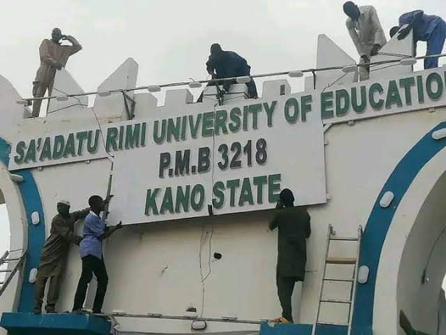 Kano Govt Makes U-Turn, Downgrades Sa’adatu Rimi University To College of Education SA'ADATU RIMI UNIVERSITY