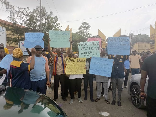 Universities’ Senior Workers Begin Nationwide Strike SSANU PROTEST