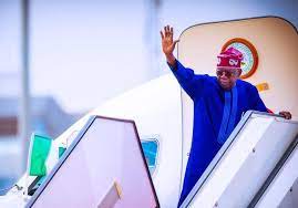 Tinubu Again Departs UK For France TINUBU TRAVEL