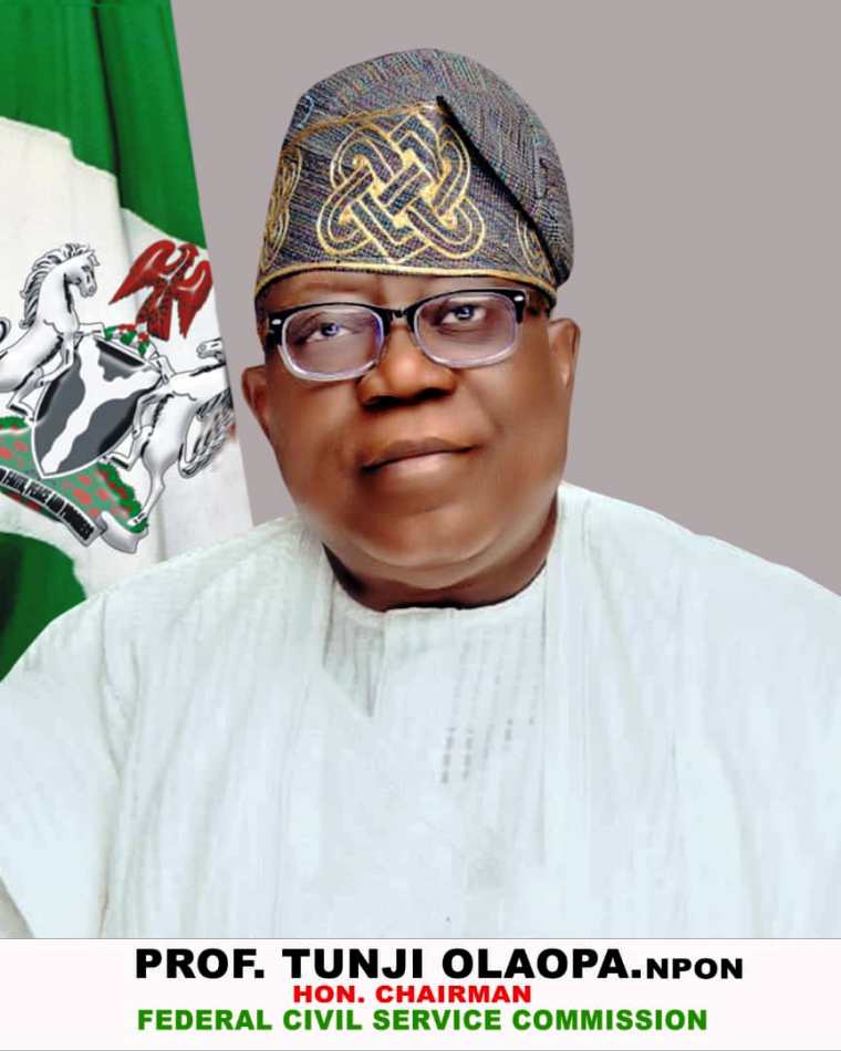 FG Begins Recruitment Into Federal Civil Service Tunji Olaopa Chairman Federal Civil Service Commission