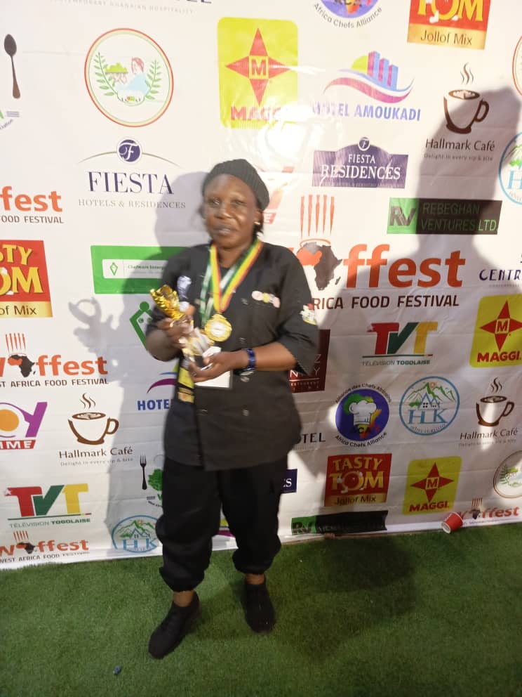 Nigerian Emerged Winner At West African Food Festival In Togo Chef Gladys Abulu