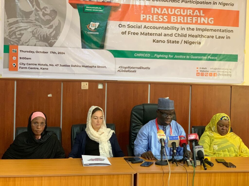 CHRICED Launches Initiative To Halt Maternal and Child Mortality In Kano CHRICED