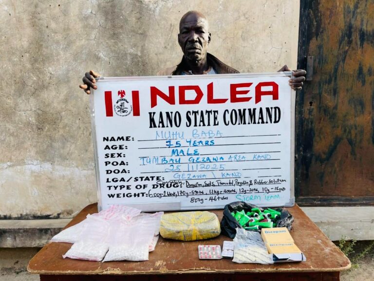 NDLEA Arrests 75-Year-Old Drug Trafficker In Kano WhatsApp Image 2025 02 04 at 8.25.54 PM