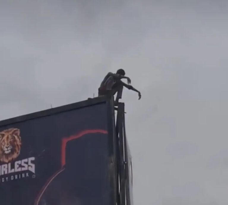 Kano: Unidentified Man Climbs Billboard In Suspected Suicide Attempt WhatsApp Image 2025 06 23 at 4.53.00 PM