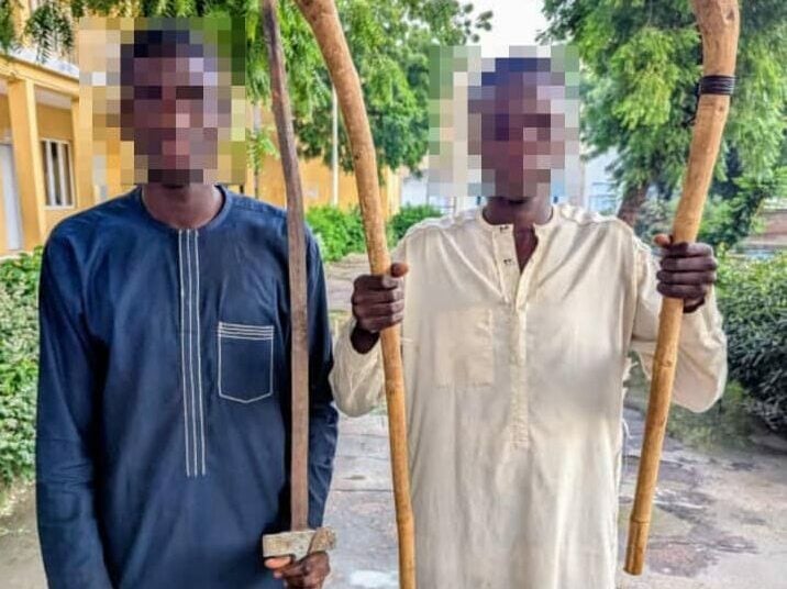 Kano Police Arrest Notorious Thug Over Viral Weapon-Brandishing Videos aasssaaa 1756378835