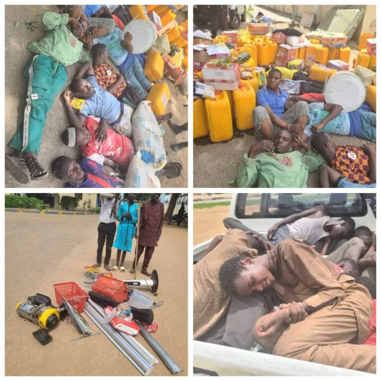 Updated: Security Operatives Arrest Hoodlums In Kano State Amid Protests pro1
